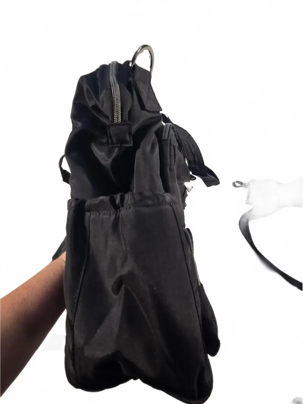 Lug Via 2 Convertible Tote Backpack Black Gorpcore